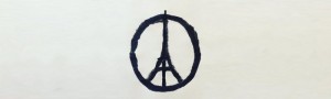 Il disegno di Banksy per ricordare i morti di Parigi